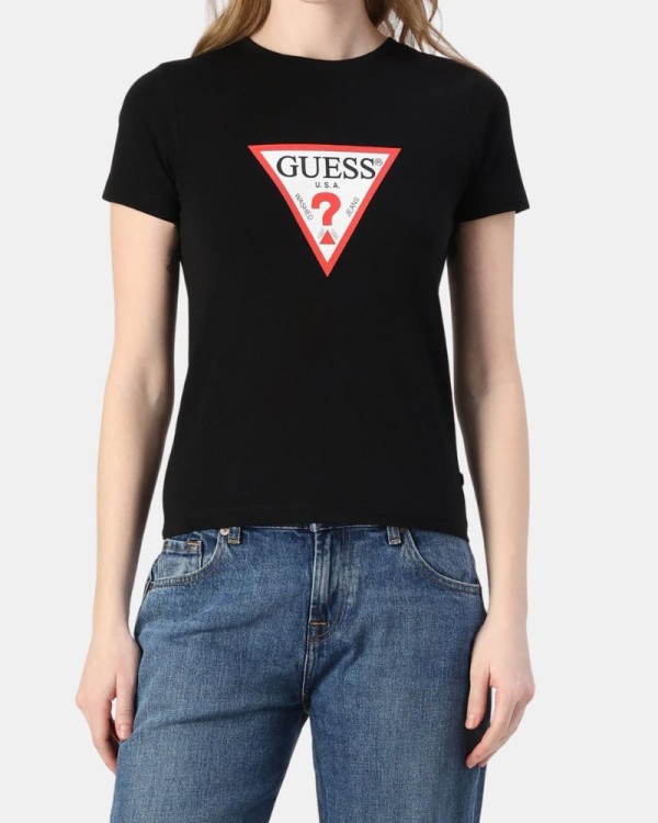  Camisetas Manga corta Mujer GUESS Negro W4YI04 J1314