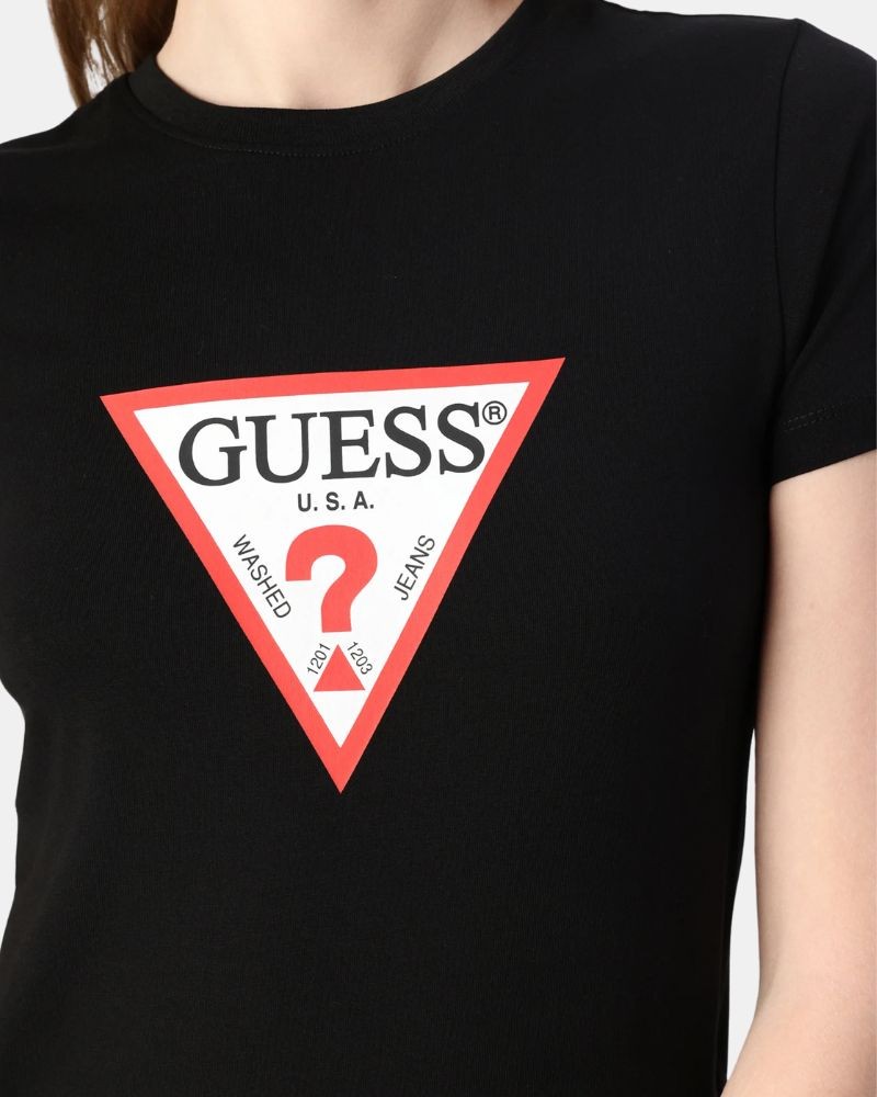 Camisetas Manga corta Mujer GUESS Negro W4YI04 J1314