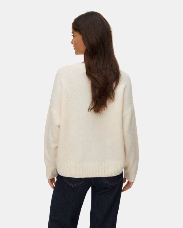  Jersey Manga larga Mujer VERO MODA Beige 10331759 BOOM