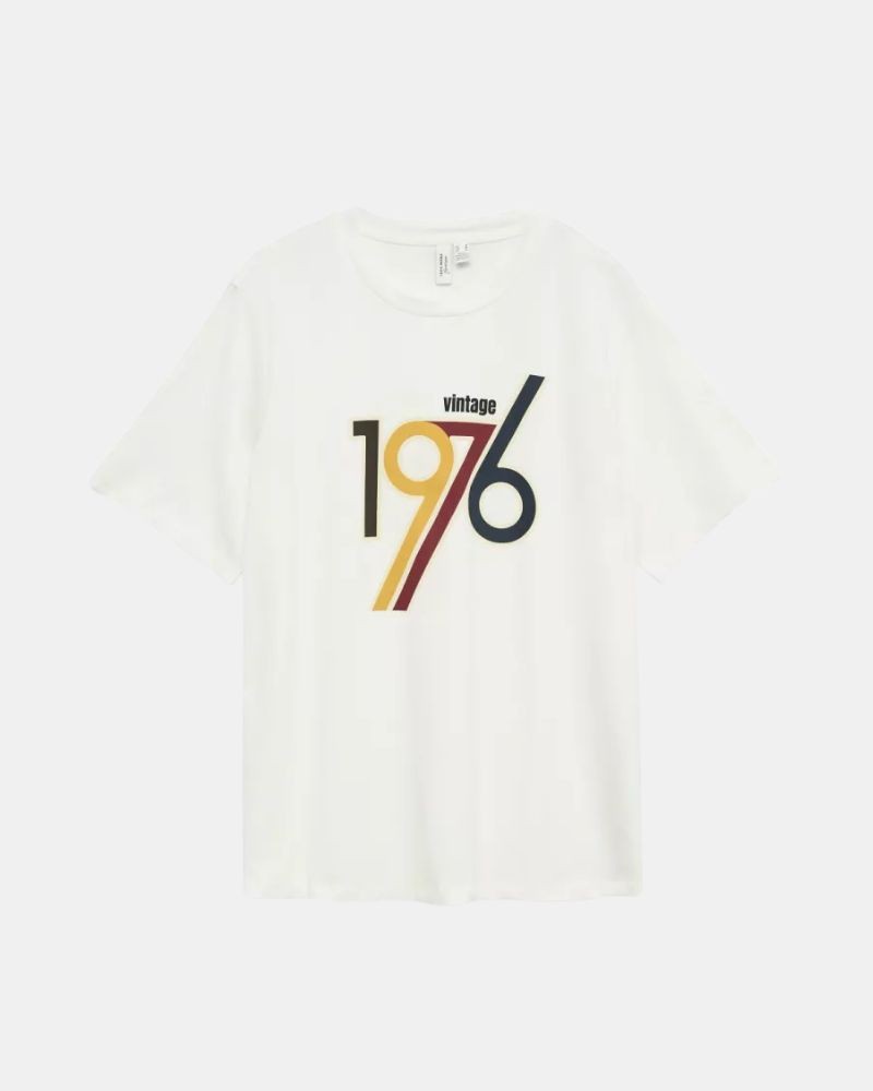 T-shirts Manga curta Mulher VERO MODA Branco 10335254 GIORGIA