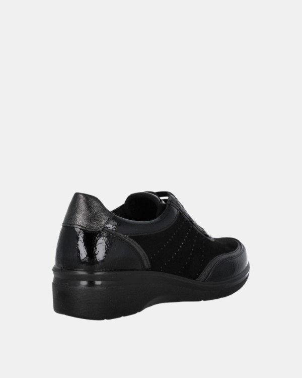  Zapatos Bajos Mujer Amarpies Negro 29383