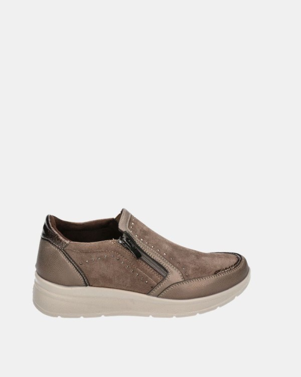  Zapatillas Bajas Mujer Amarpies Taupe 29351