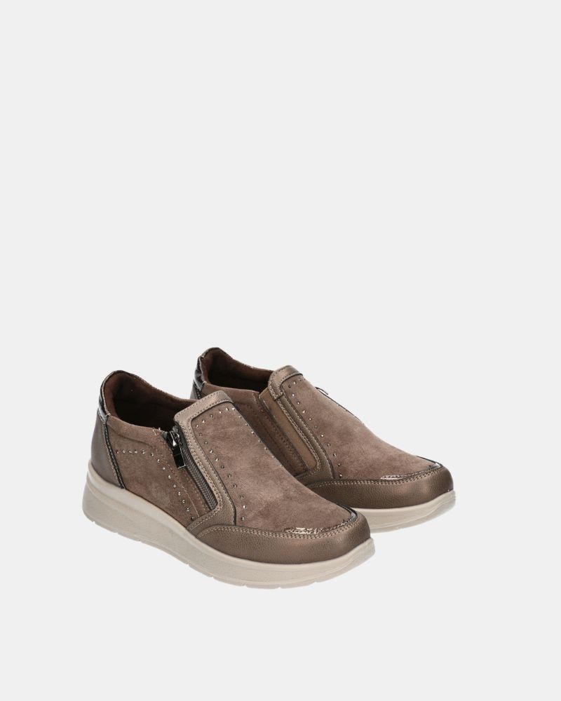  Zapatillas Bajas Mujer Amarpies Taupe 29351