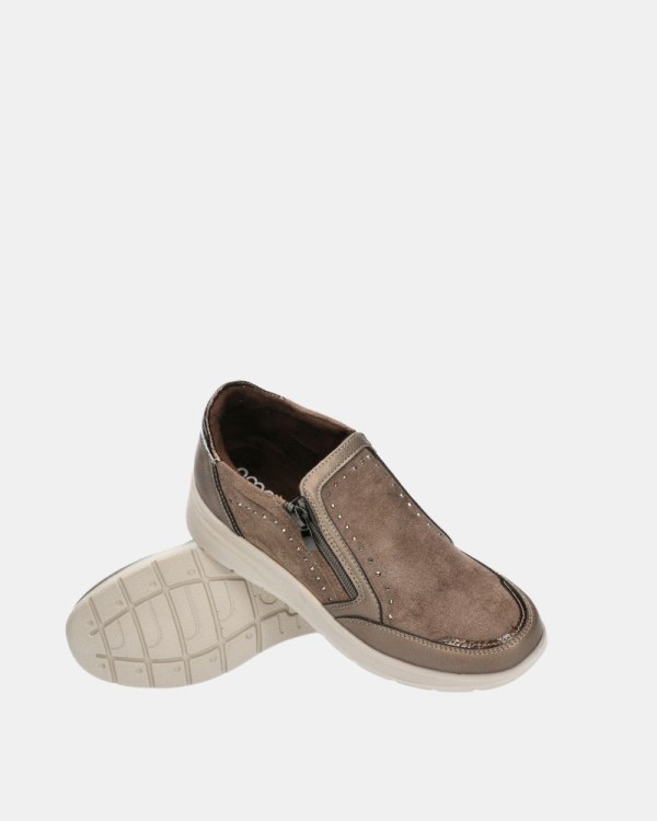  Zapatillas Bajas Mujer Amarpies Taupe 29351