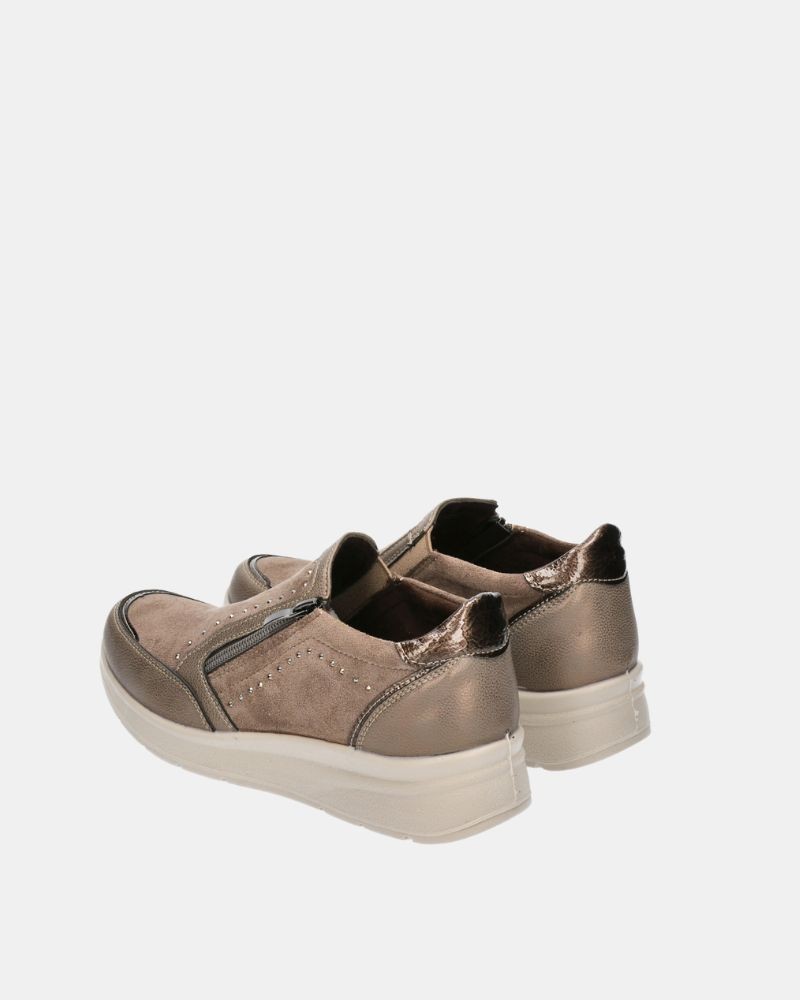  Zapatillas Bajas Mujer Amarpies Taupe 29351