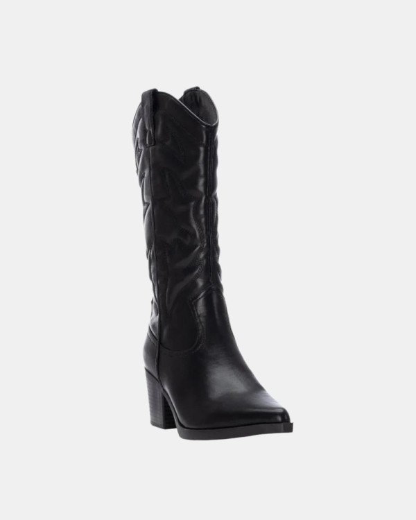 Botas altas cowboy black friday Mujer XTI Negro 144306