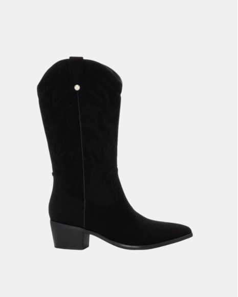 Botas cowboy black friday mujer XTI negras