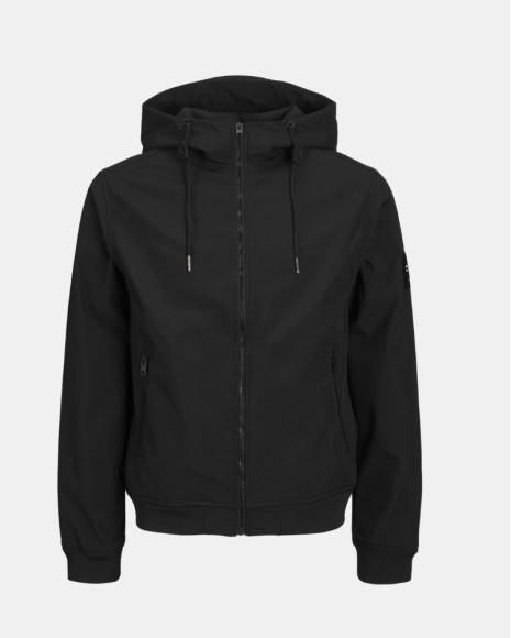 Casacos Corta-Ventos Hombre JACK AND JONES Preto 12236300 BASIC