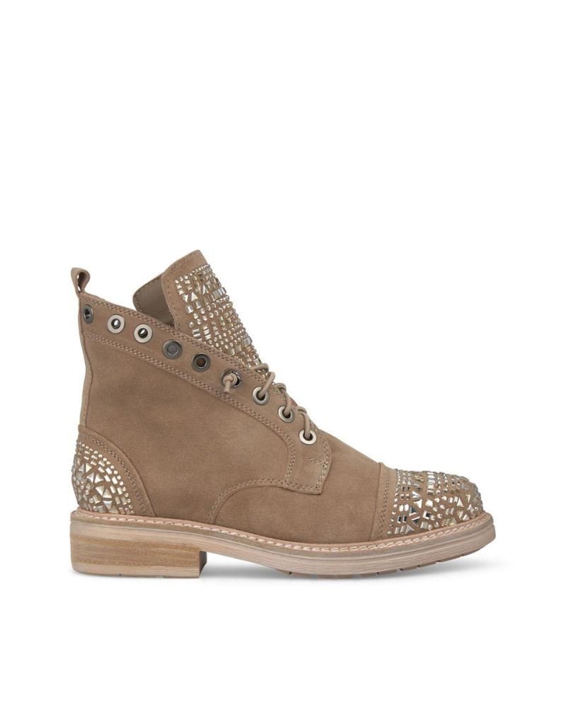 ALMA EM PENA Botas Militares Mulher Taupe I240754