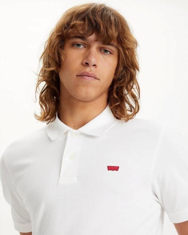  Camisetas Manga corta Hombre LEVIS Blanco A4842 0002 SLIM HOUSEMARK POLO