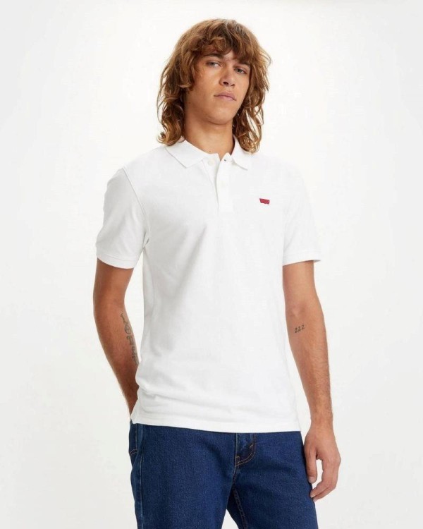  Camisetas Manga corta Hombre LEVIS Blanco A4842 0002 SLIM HOUSEMARK POLO