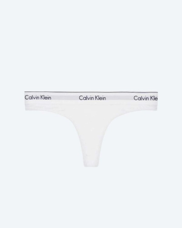 Roupa Interior Parte de Baixo Mulher CALVIN KLEIN Branco 0000F3786E100 Fio Dental