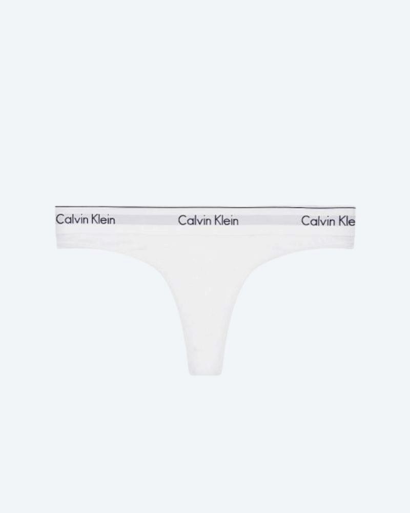 Roupa Interior Parte de Baixo Mulher CALVIN KLEIN Branco 0000F3786E100 Fio Dental