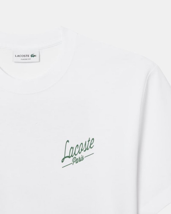 T-shirts Manga curta Homem LACOSTE Branco TH5948