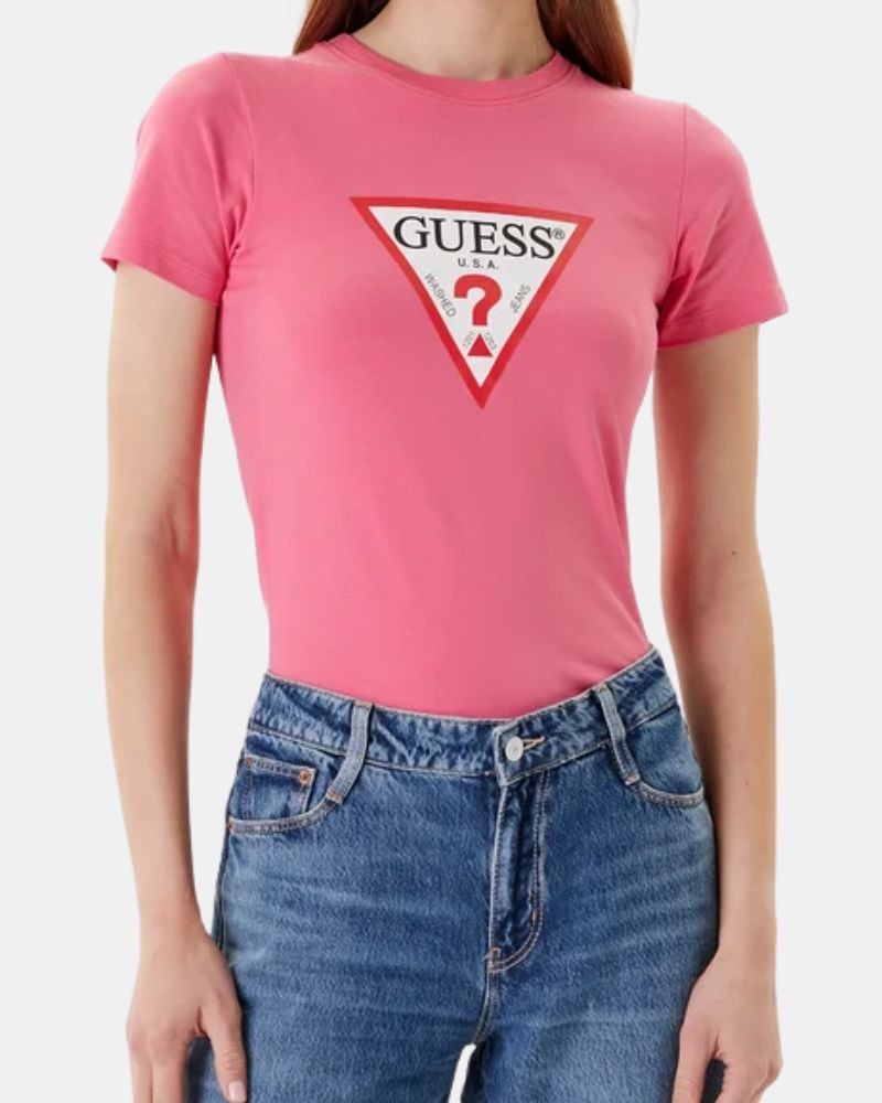  Camisetas Manga corta Mujer GUESS Rosa W4YI04 J1314