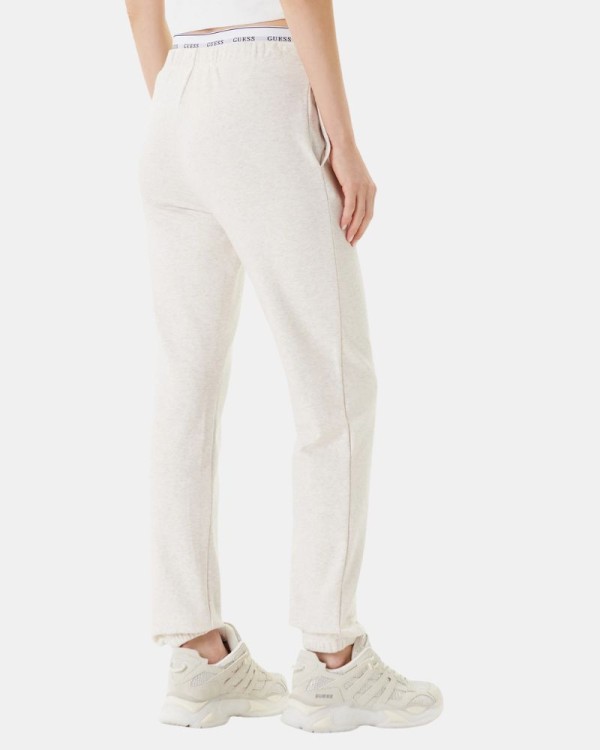  Pantalones Largos Chándal Mujer GUESS Beige O5RB01 KCO31