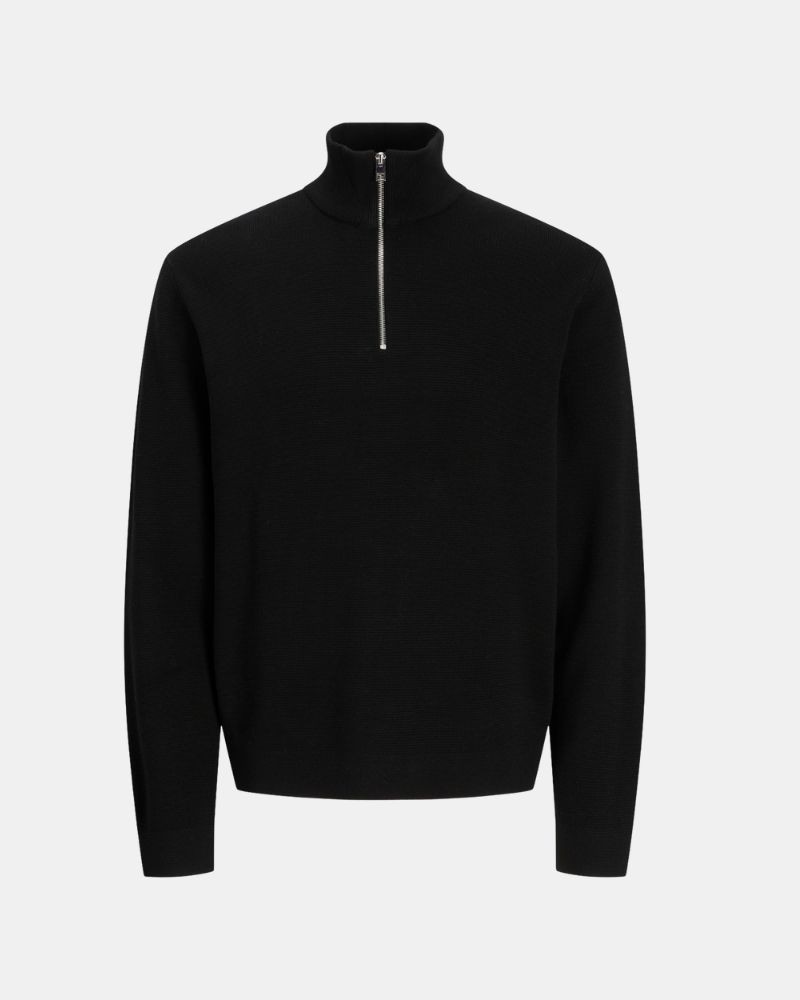  Jersey Manga larga Hombre JACK AND JONES Negro 12259664 MILANO