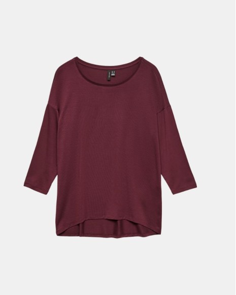 Jersey Manga Comprida Mulher VERO MODA Vermelho 10334576 AVA