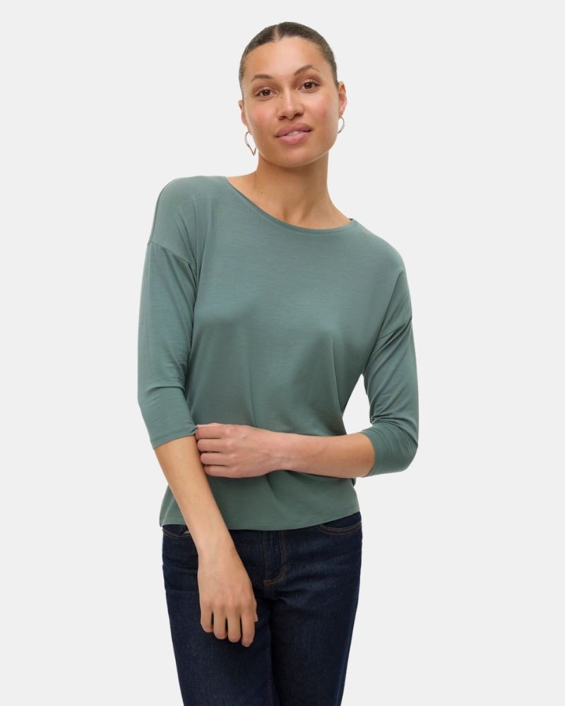  Camisetas Manga larga Mujer VERO MODA Verde 10334576 AVA