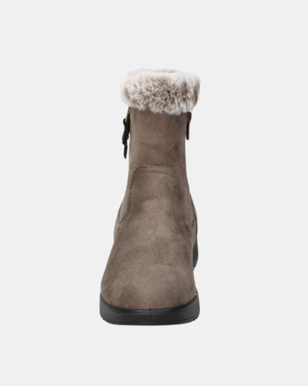  Botines Bajos Mujer Amarpies Taupe 27166