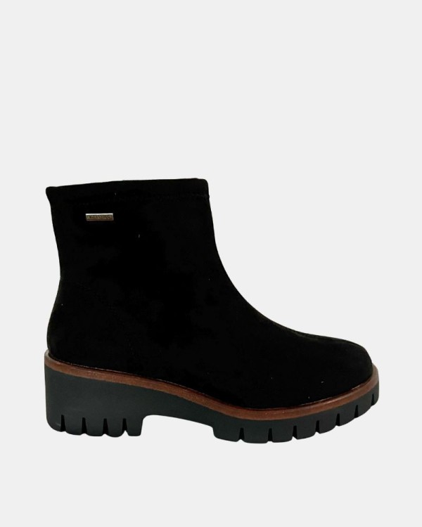 Botines impermeables Altos Mujer RKS Negro 9050MN