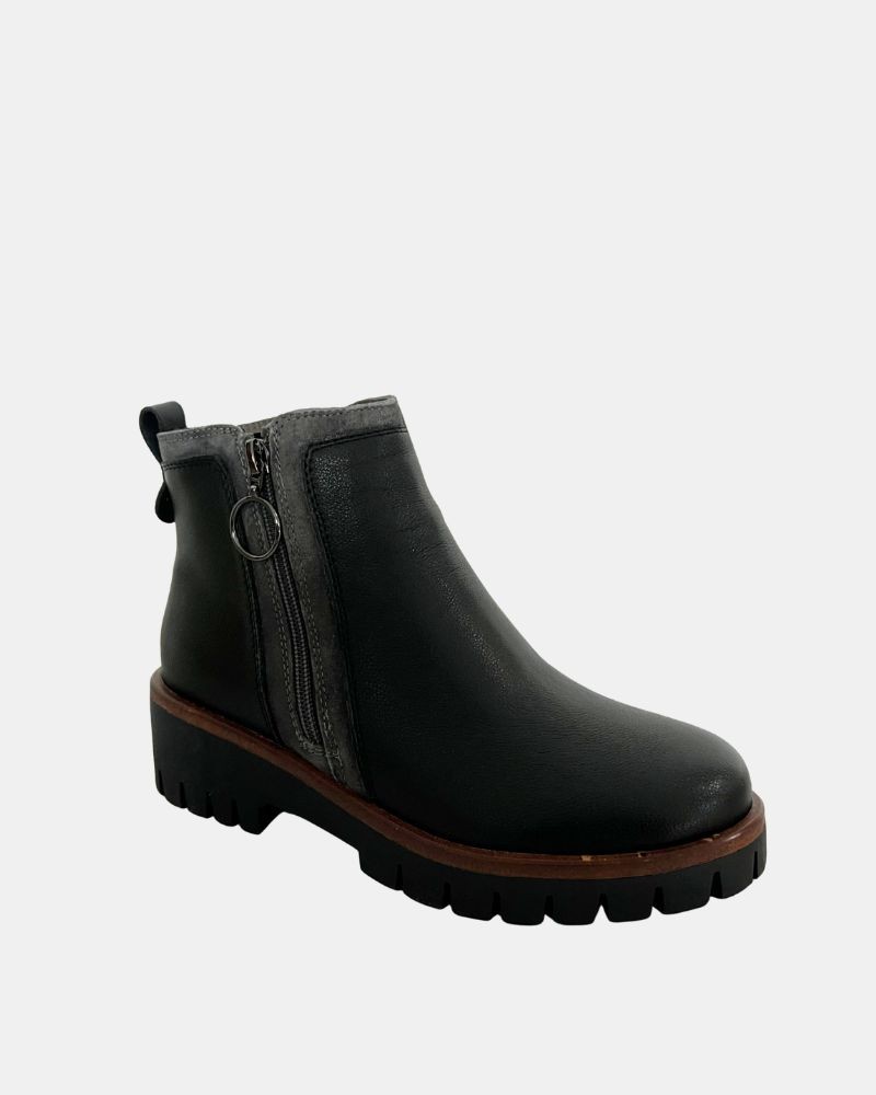 Botines Bajos Mujer RKS Negro 3426