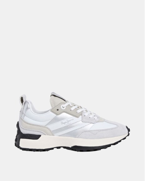  Zapatillas Bajas Mujer PEPE JEANS Blanco PLS600032 LUCKY ORIGINAL
