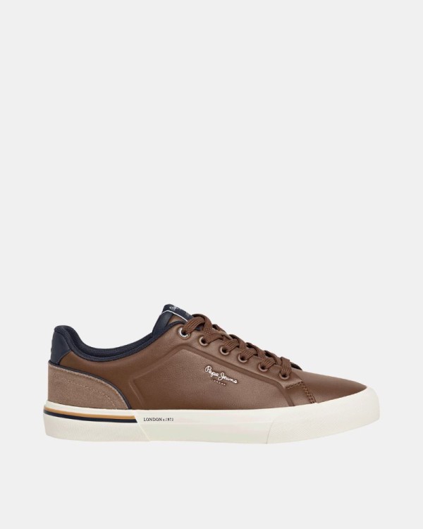  Zapatillas Bajas Hombre PEPE JEANS Marrón PMS300011 KENTON CAMPUS M