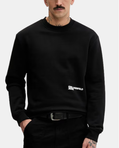  Sudaderas Manga larga Hombre Karl Lagerfeld Negro B1M20052