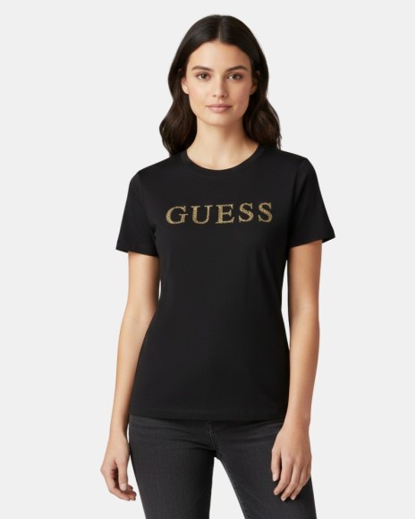  Camisetas Manga corta Mujer GUESS Negro V6RI20J1314