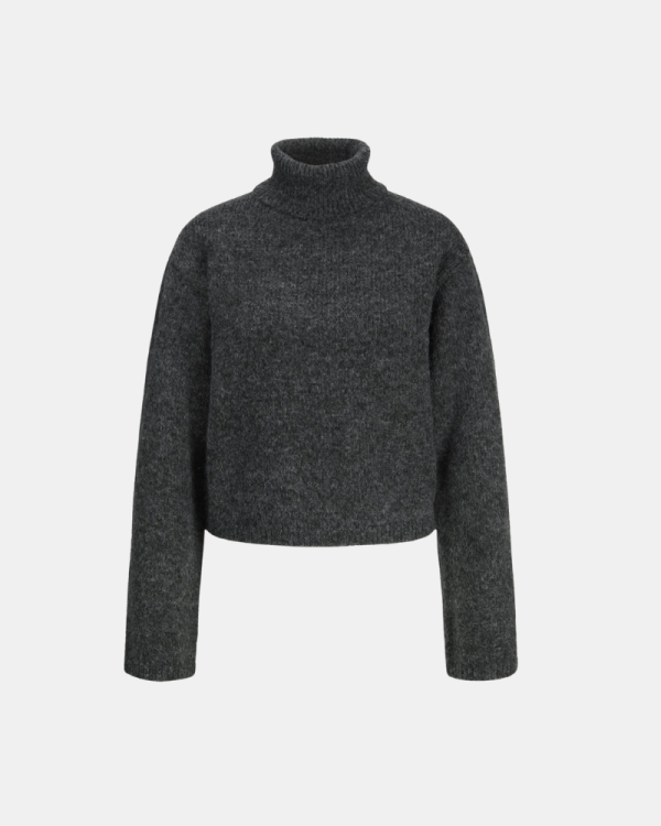  Jersey Manga larga Mujer JACK AND JONES Gris 12264137 ROSANNA ROLL