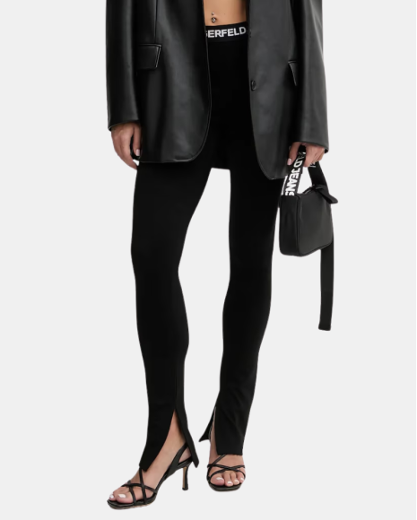  Pantalones Mujer Karl Lagerfeld Negro B1W10091