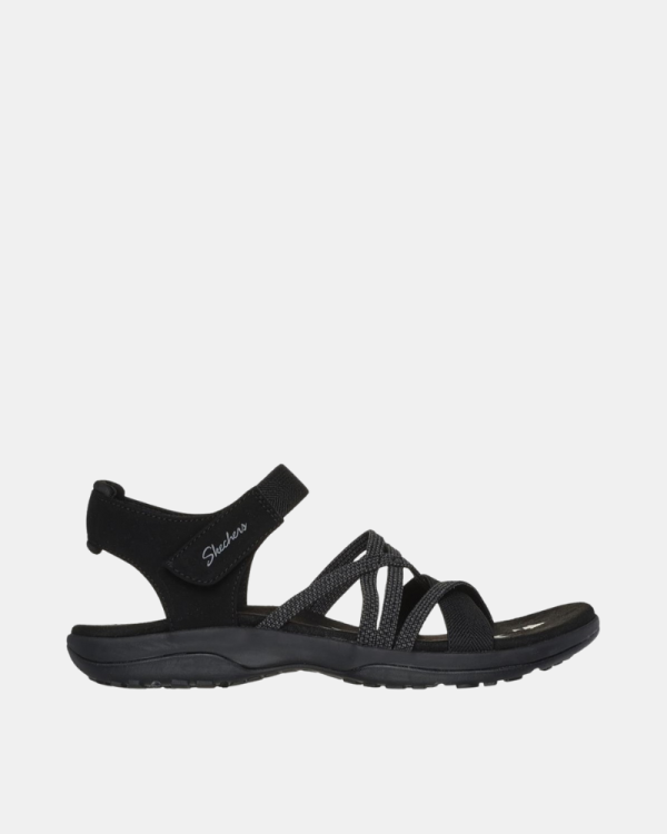  Sandalias Abiertas Mujer SKECHERS Negro 163193 REGGAE SLIM MEADOW GRAZER