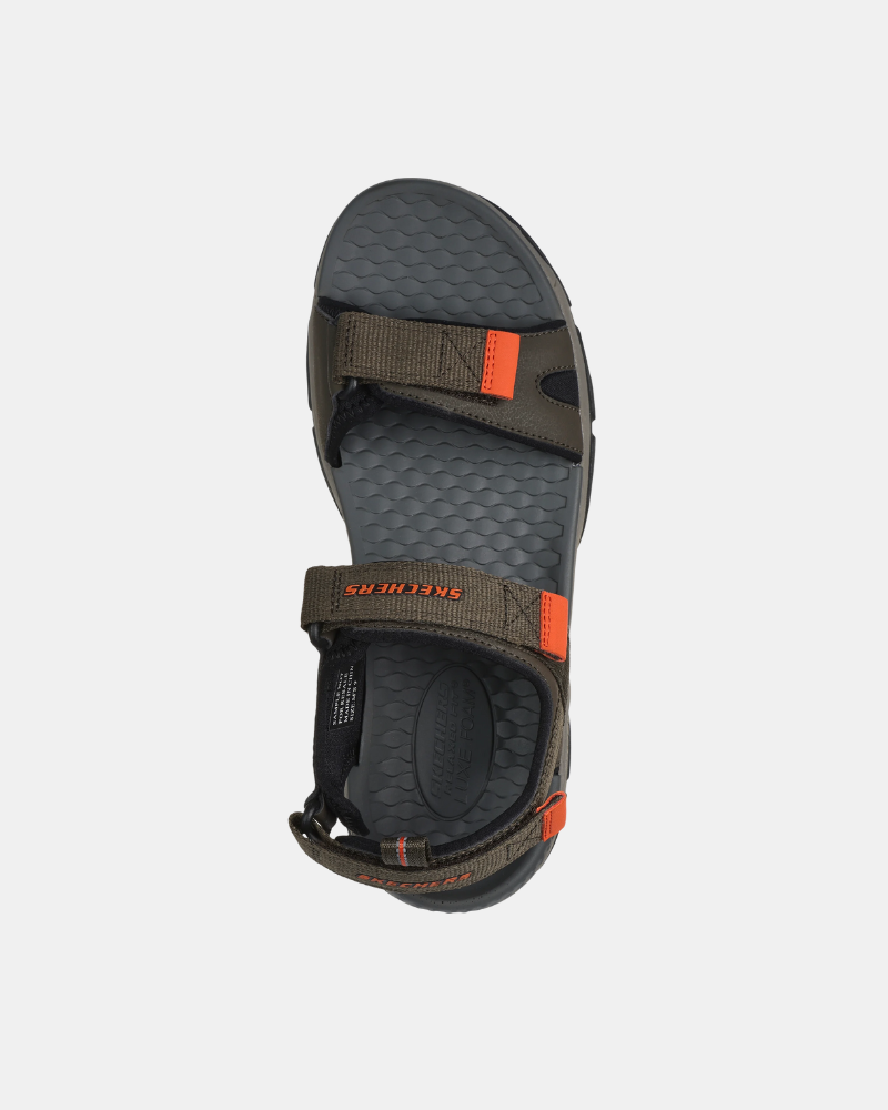 Sandalias Abiertas Hombre SKECHERS Verde 205112 RELAXED FIT TRESMEN RYER