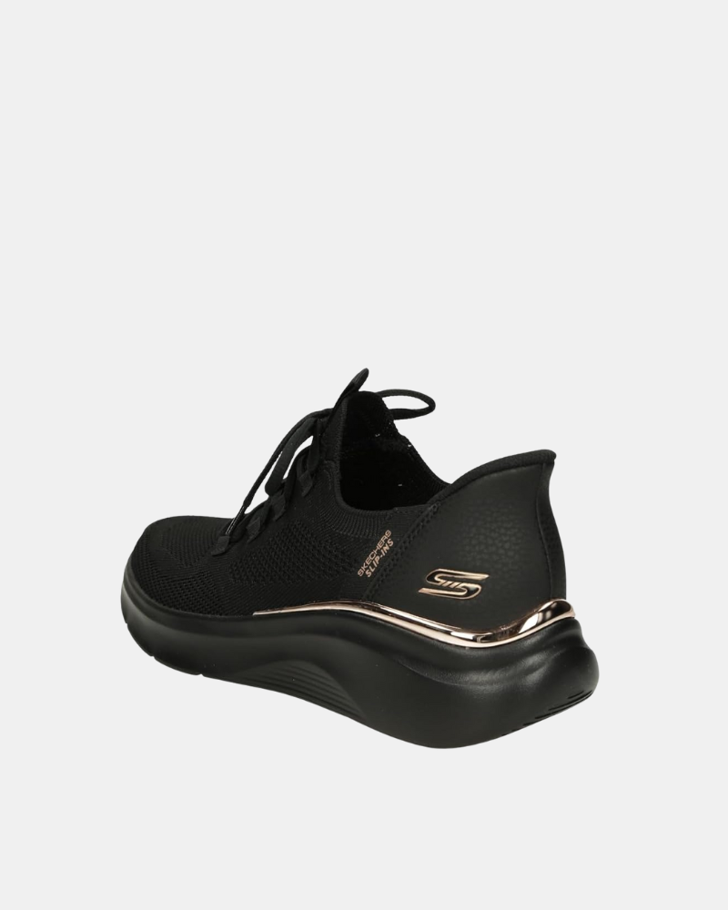  Zapatillas Bajas Mujer SKECHERS Negro 117617 SLIP INS BOBS B LOVE