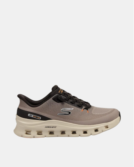 Zapatillas fascitis plantar Hombre SKECHERS Taupe 233110 ARCH FIT GLIDE STEP PRO