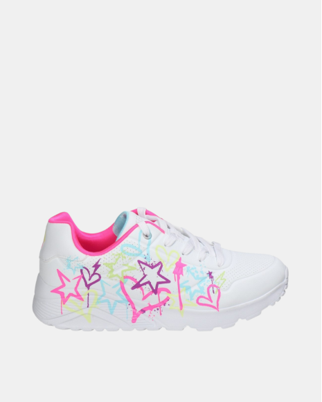  Zapatillas Bajas Infantil SKECHERS Blanco 310391L UNO LITE MY DRIP