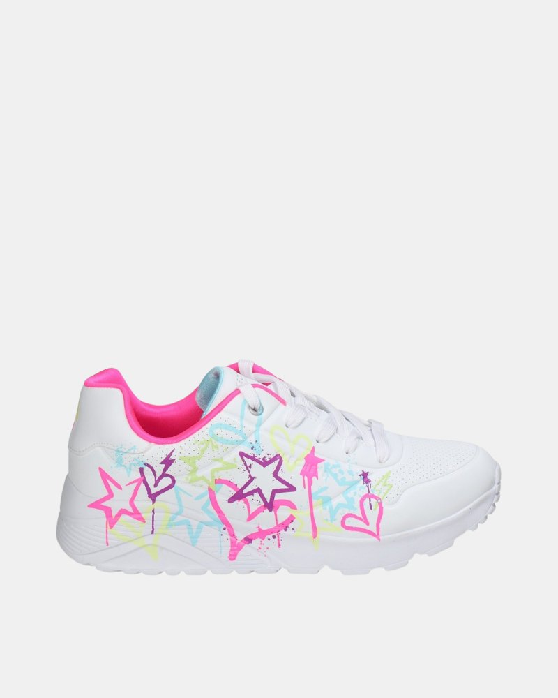  Zapatillas Bajas Infantil SKECHERS Blanco 310391L UNO LITE MY DRIP