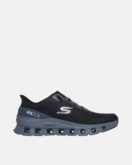 Zapatillas fascitis plantar Hombre SKECHERS Negro 233110 ARCH FIT GLIDE STEP PRO