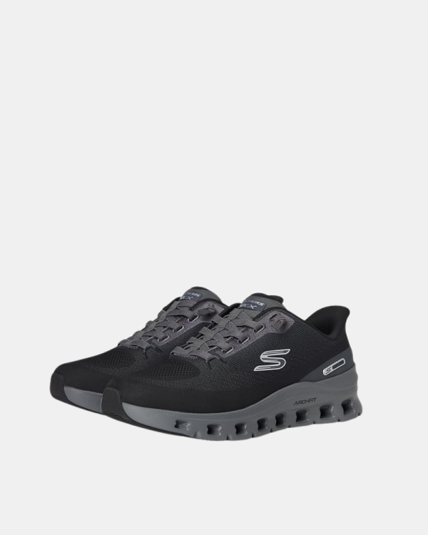 Zapatillas fascitis plantar Hombre SKECHERS Negro 233110 ARCH FIT GLIDE STEP PRO