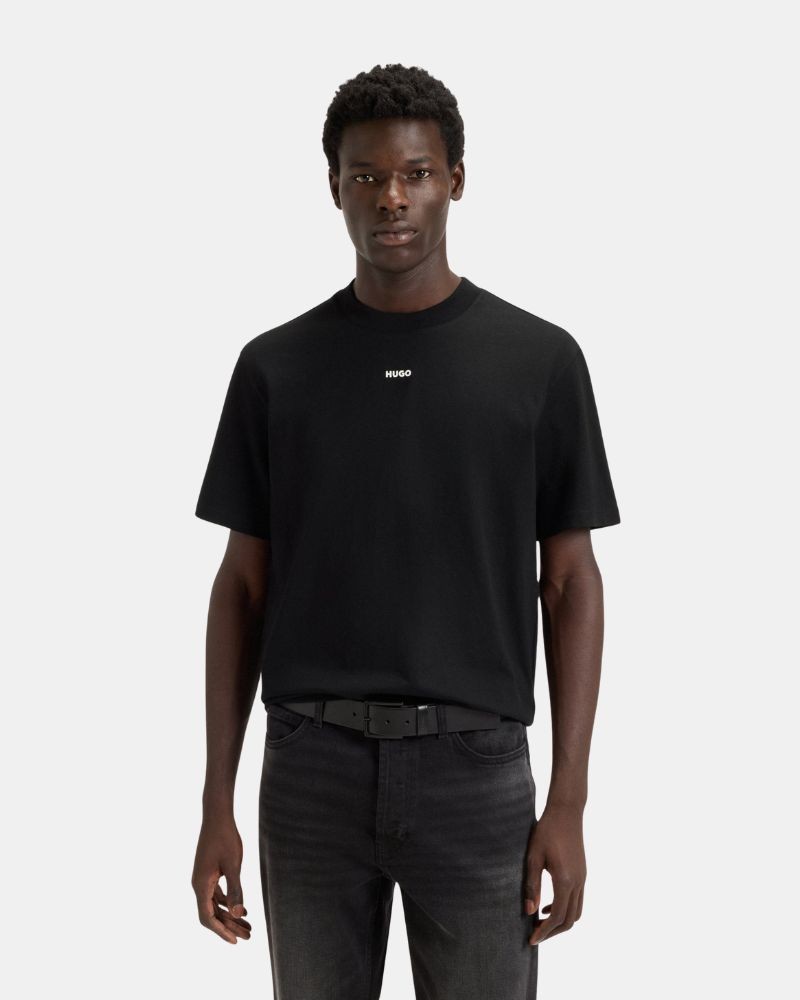  Camisetas Manga corta Hombre HUGO Negro 50488330 DAPOLINO