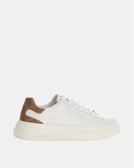  Zapatillas Bajas Hombre GUESS Blanco ELBA FMPVIB LEA12