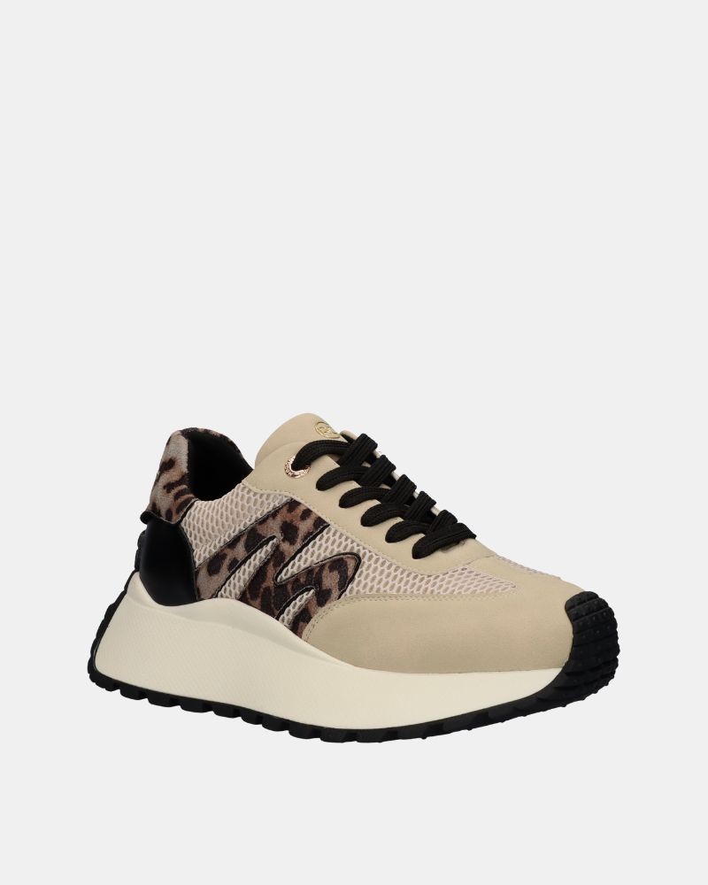 Zapatillas Bajas Mujer EXE Beige 2293 52RG49