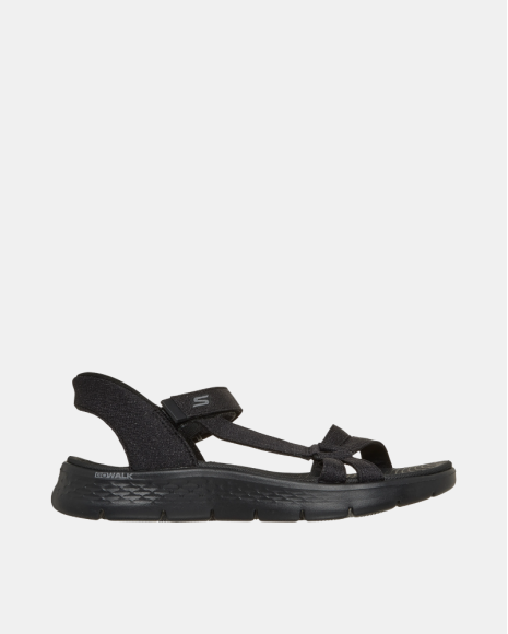  Sandalias Abiertas Mujer SKECHERS Negro 141481 SLIP INS GO WALK FLEX ILLUMINATE