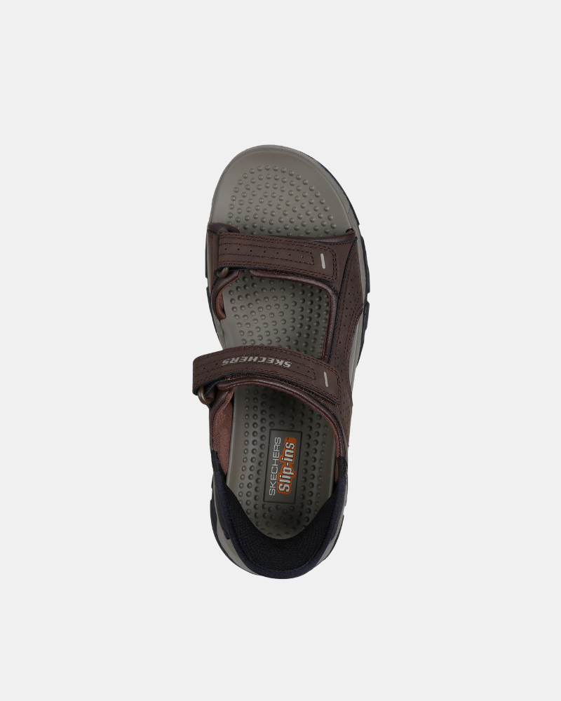  Sandalias Abiertas Hombre SKECHERS Marrón 205289 SLIP INS RELAXED FIT TRESMEN REECE
