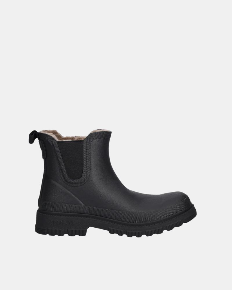 Botas Botas de agua Mujer Verbenas Negro LUA MATE COMBI FUR