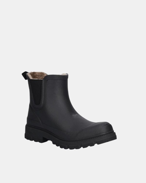 Botas Botas de agua Mujer Verbenas Negro LUA MATE COMBI FUR