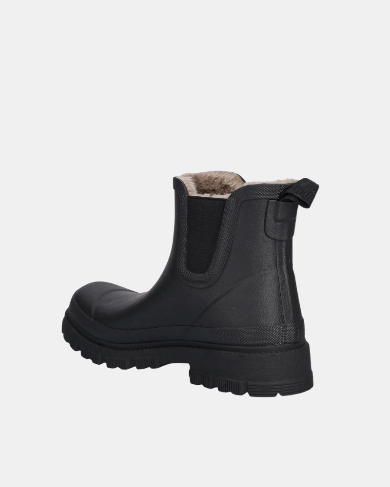 Botas Botas de agua Mujer Verbenas Negro LUA MATE COMBI FUR