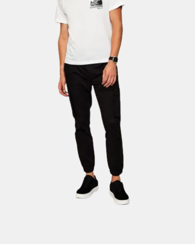 Calças Homem CALVIN KLEIN Preto LV04RD608GUB1