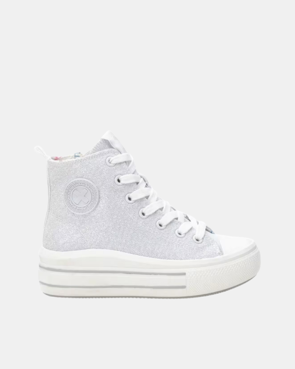 Zapatillas Altas Infantil XTI Plata 151225